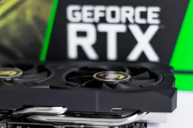 Close up of a Nvidia Graphic Card