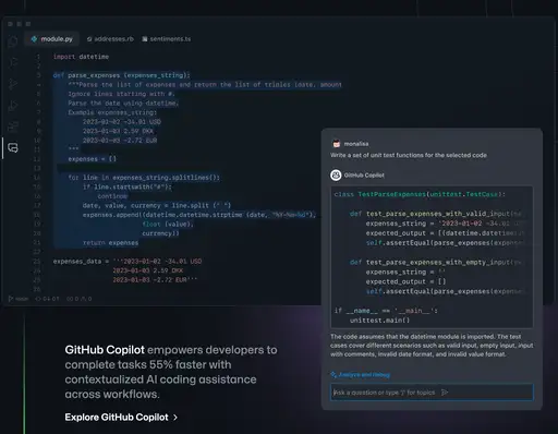 A card with multiple overlapping elements on Github